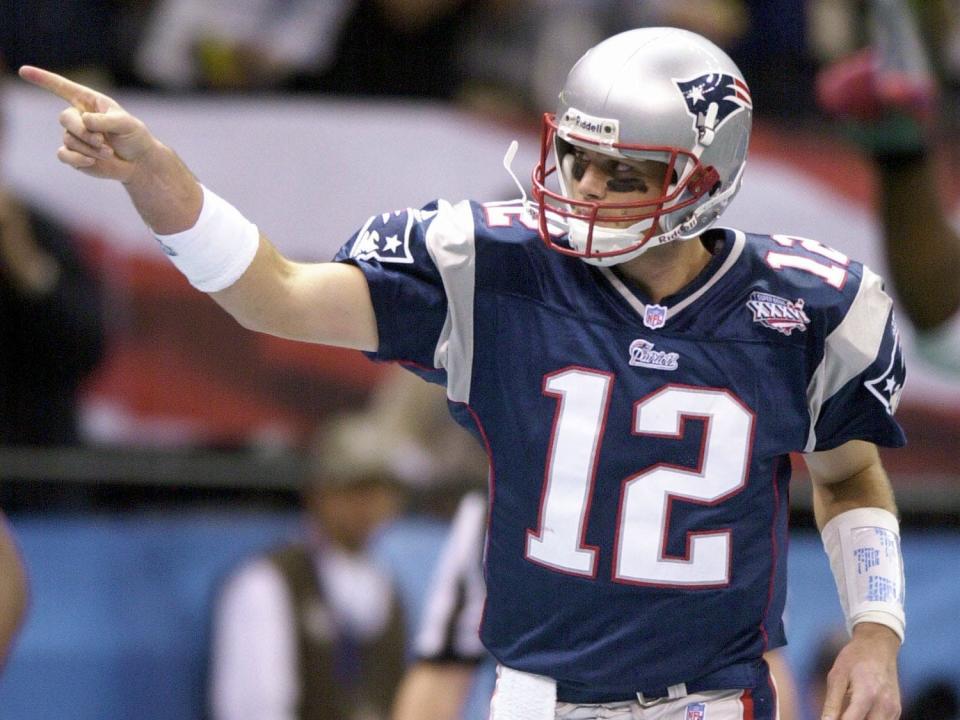 Tom Brady Super Bowl XXXVI