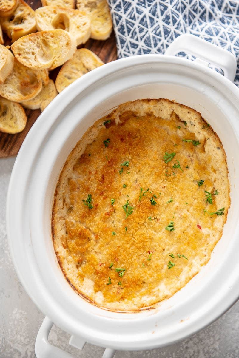 Slow Cooker Crab Cake Dip