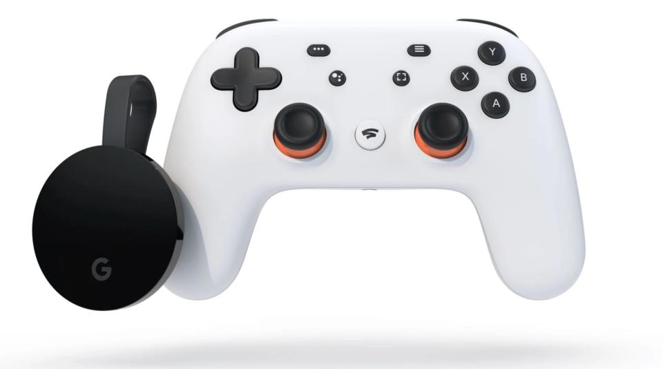 Google Stadia's controller is comfortable to use for long periods of time. (Image: Google)