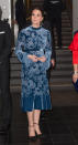 <p>To mark the royal couple’s final evening in Stockholm, the Duchess of Cambridge donned another dress by London-based label, Erdem.<br>The botanical-inspired midi look cost a cool £2,690 and she accessorised the look with even pricier <a rel="nofollow noopener" href="http://robinsonpelham.com/product/oxygen-aspen-earrings/" target="_blank" data-ylk="slk:Robinson Pelham" class="link ">Robinson Pelham</a> earrings (£4,900). To finish the aesthetic, the pregnant royal chose a pair of <a rel="nofollow noopener" href="https://www.yoox.com/item?cod10=11414311IB&tp=144663&utm_source=polyvore_uk&utm_medium=shopping&utm_campaign=polyvore_uk&utm_content=feed&utm_campaign=Pump%20%3E$400_desktop&utm_medium=shopping&utm_source=polyvore#cod10=11414311IB&sizeId=5&sizeName=3&tp=15199" target="_blank" data-ylk="slk:Gianvito Rossi heels" class="link ">Gianvito Rossi heels</a> (£329). <em>[Photo: Getty]</em> </p>