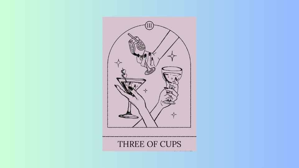 Taurus: 3 of Cups