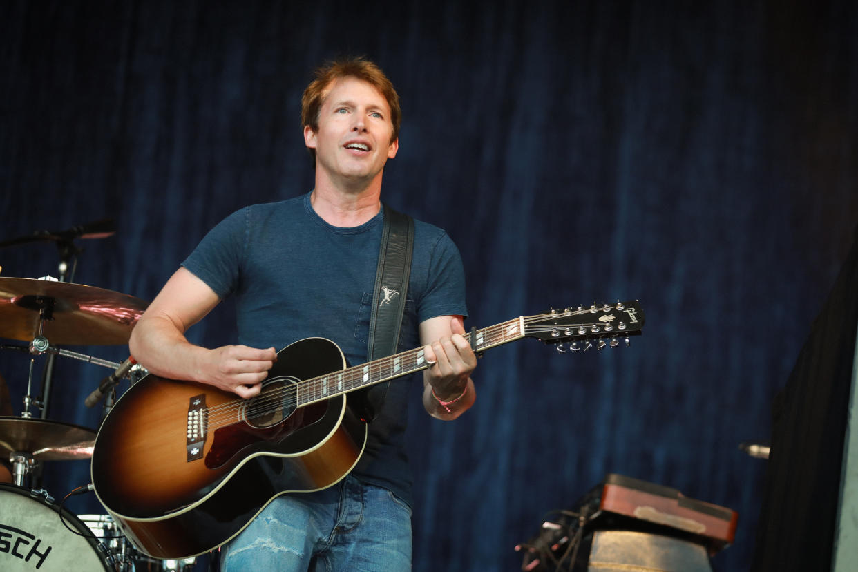 DUBLIN, IRELAND - JULY 10: James Blunt performs at Iveagh Gardens on July 10, 2022 in Dublin, Ireland. (Photo by Debbie Hickey/Getty Images)