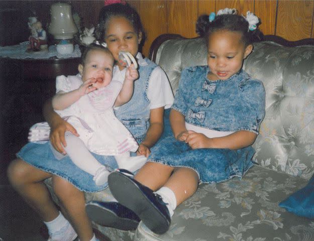 <p>Brittney Griner/Facebook</p> Brittney Griner as a child with her family.