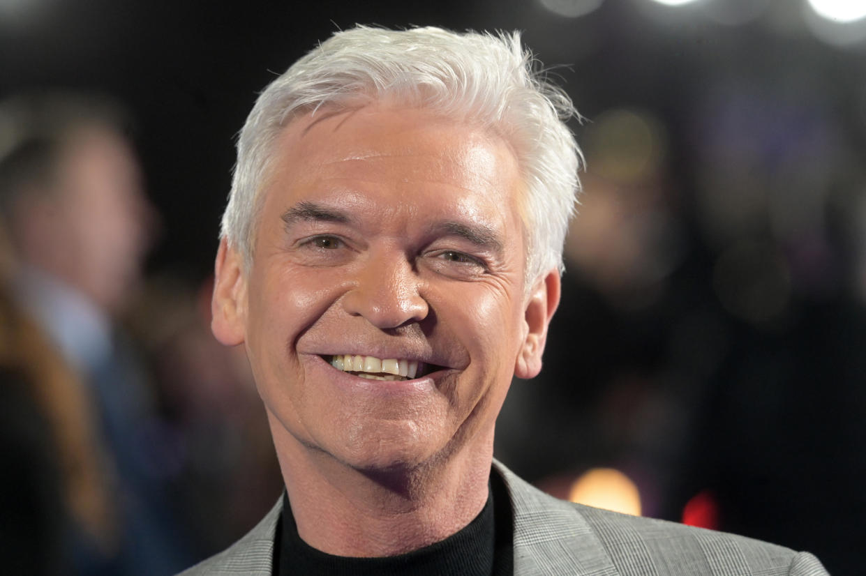 Phillip Schofield is delighted to be free from self isolation. (Getty Images)