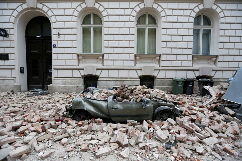 FILE PHOTO: Earthquake strikes Croatia