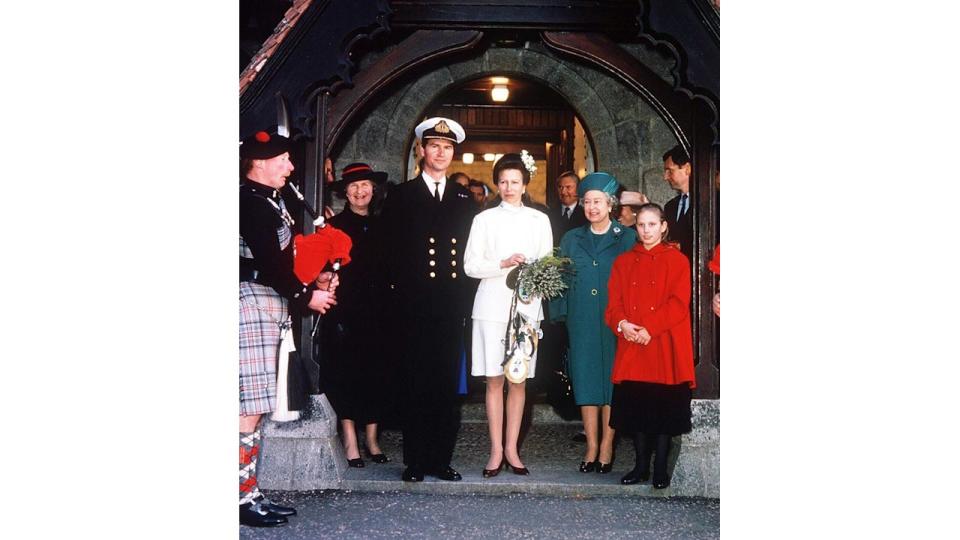 Princess Anne went against bridal tradition for her second wedding in 1992