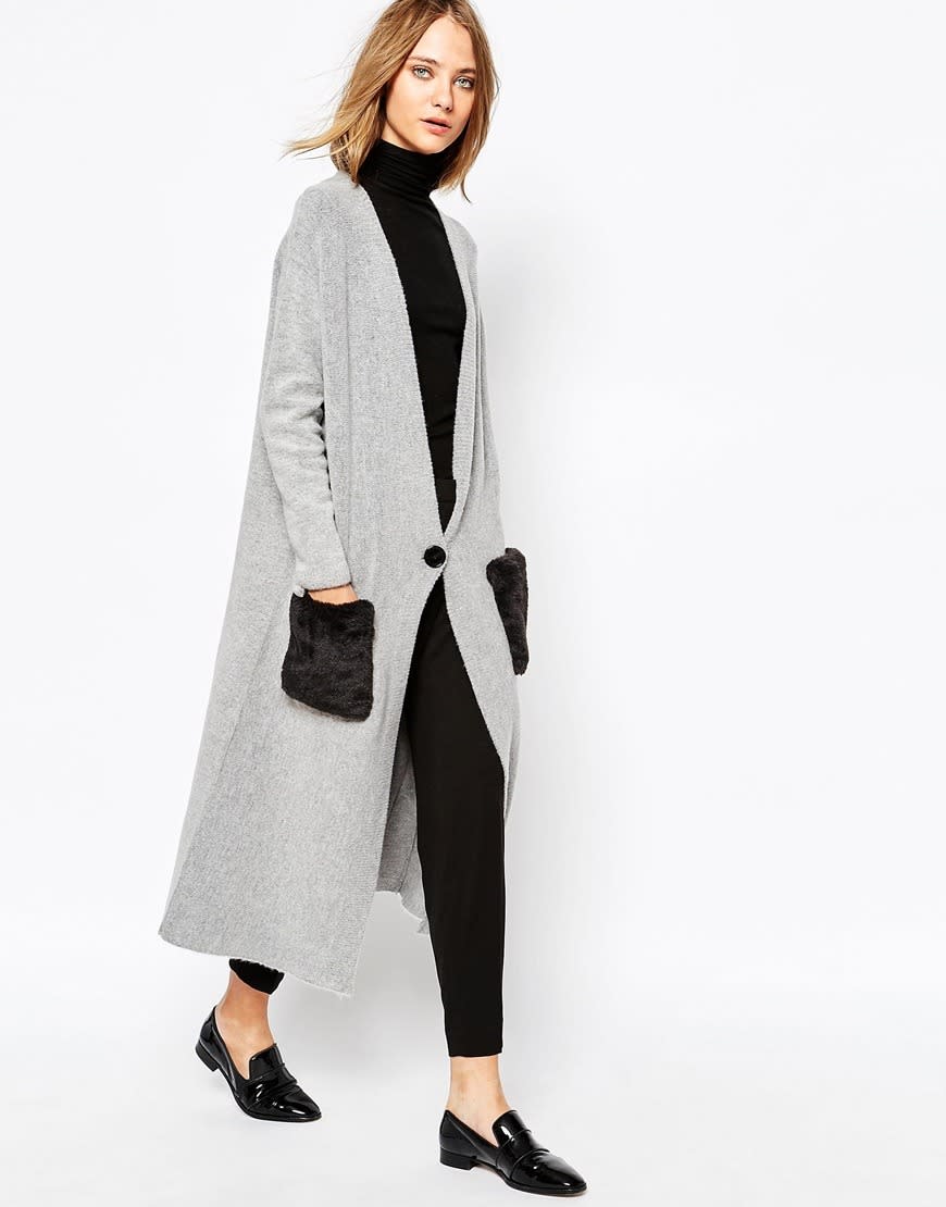 Gat Rimon Aelle Longline Cardigan, $267.50, asos.com