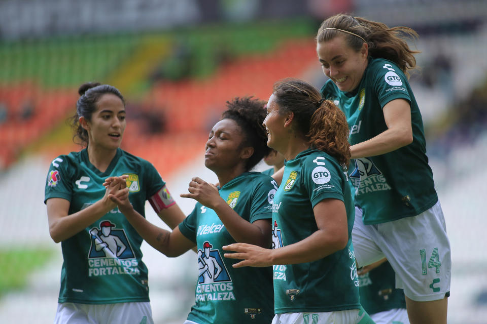 Players of the León women's team (Photo: César Gomez/Jam Media/Getty Images)