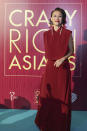 <p>Singaporean actress Tan Kheng Hua poses for photographers at the Singapore premiere of ‘Crazy Rich Asians’ on 21 August 2018. (PHOTO: Yahoo Lifestyle Singapore) </p>