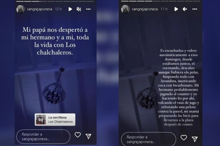 La reflexión de la China Suárez después de escuchar la voz de uno de Los Charchaleros (Foto: Instagram @sangrejaponesa)