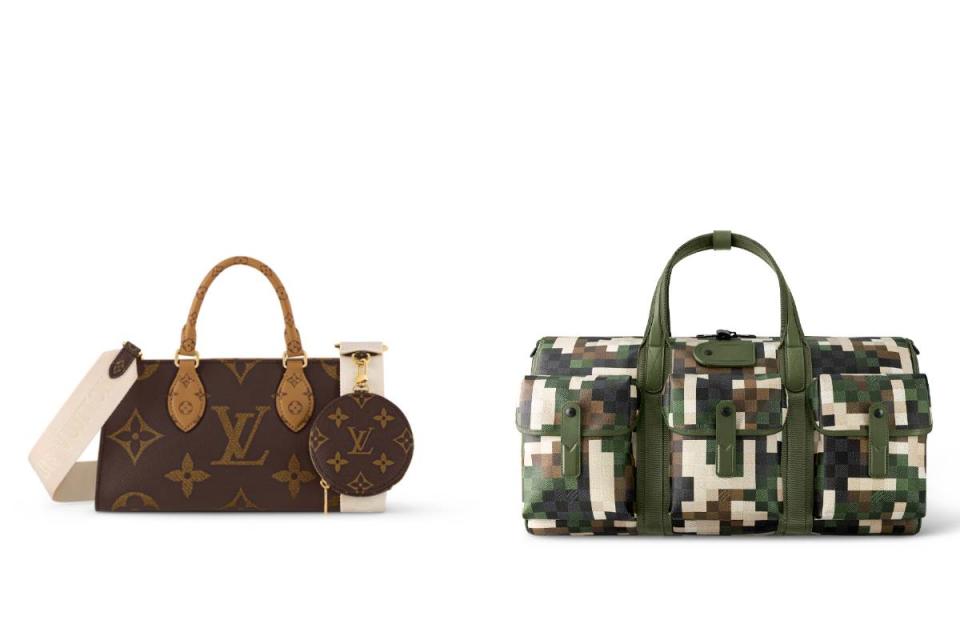 On The Go，NT$94,500、LV Trail Keepall 55，NT161,000圖片來源：Louis Vuitton官網