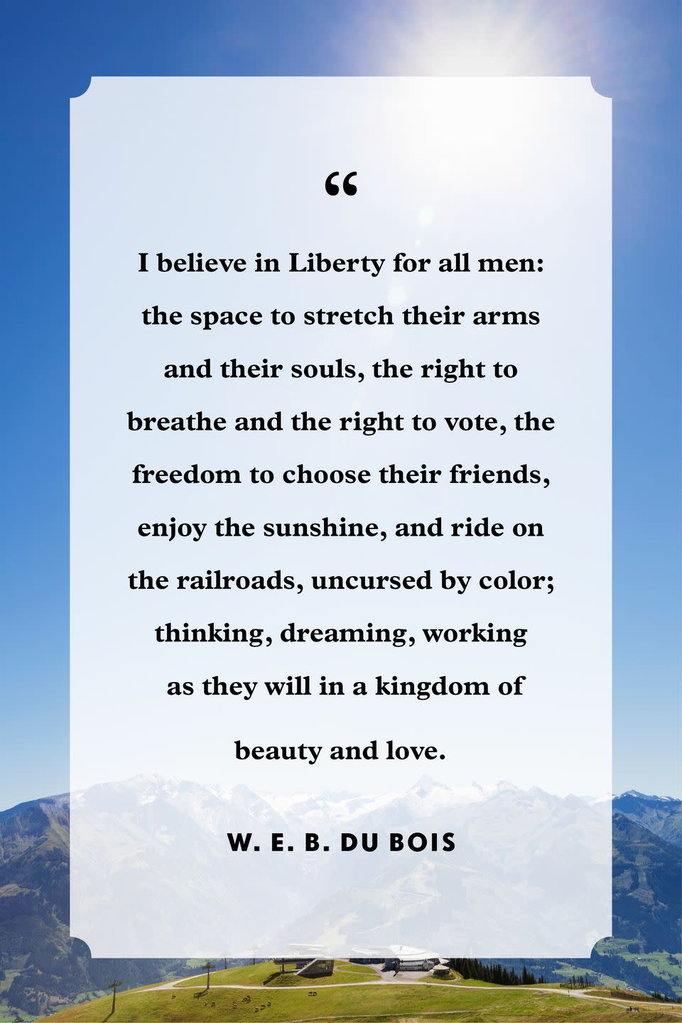 4) W. E. B. Du Bois