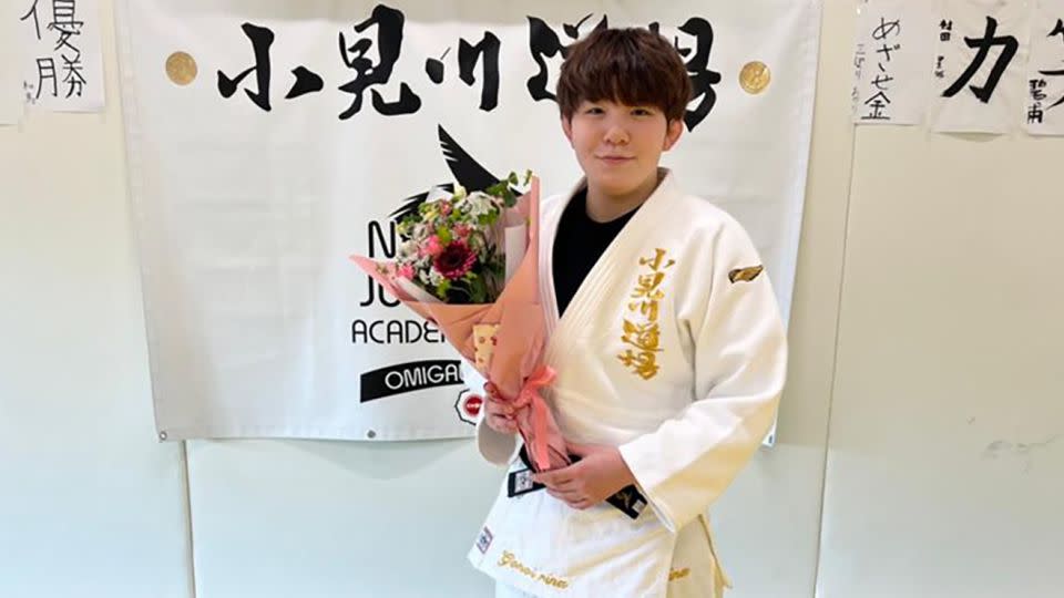 Gonoi wanted to be a professional judoka as a child. Now, she teaches other women how to defend themselves. - Courtesy Rina Gonoi