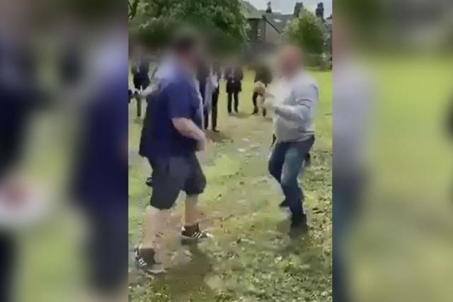 children fighting at school