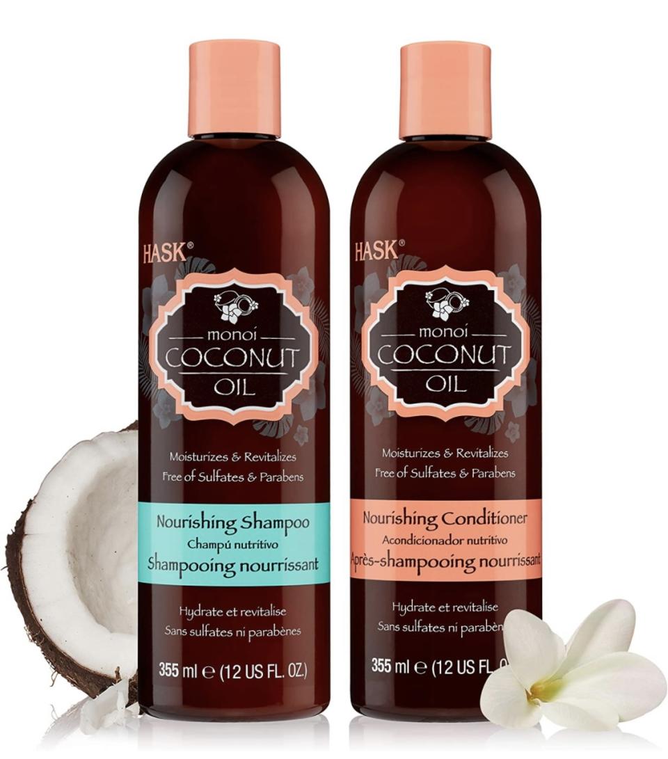 Shampoo y acondicionador HASK Coconut Oil 