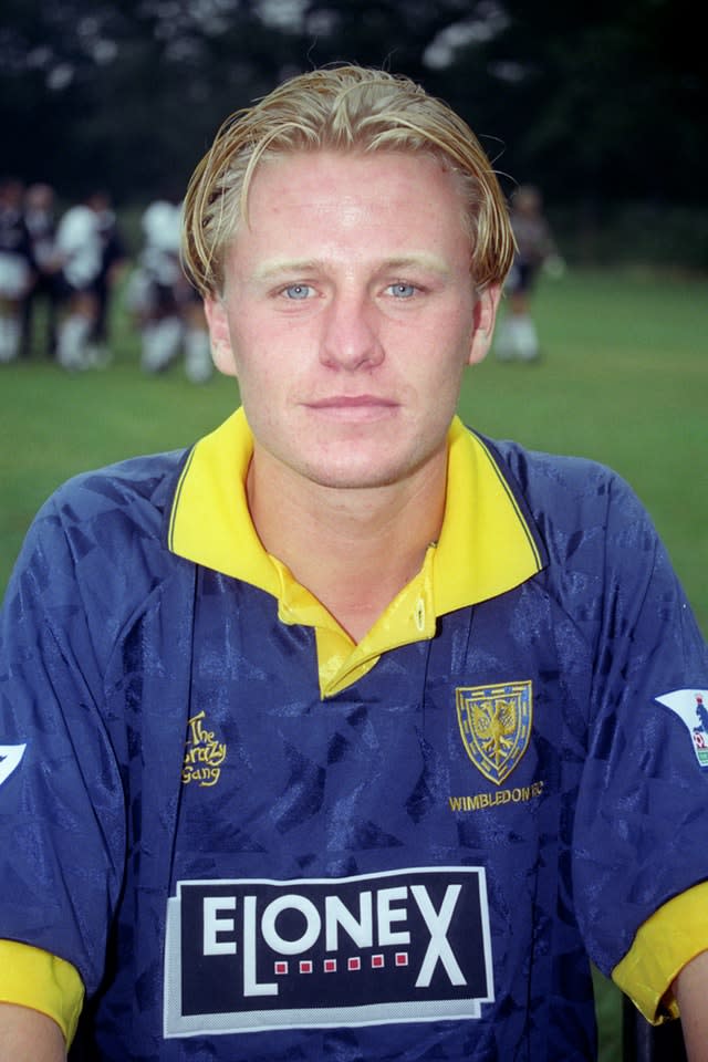 Former Wimbledon defender Peter Fear 