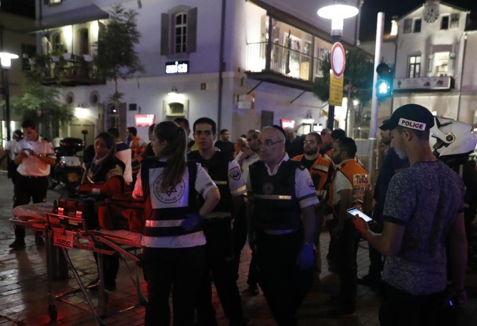 Shooting attack in central Tel Aviv