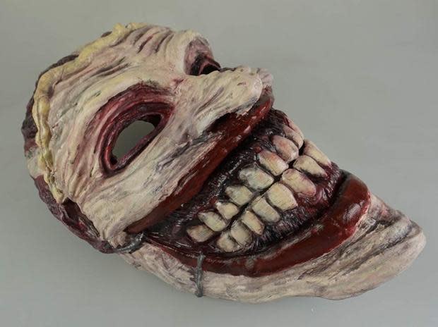 3D-printed Joker mask
