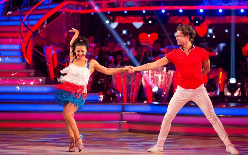 Claudia Fragapane is now more know for her Strictly appearances rather than her four Commonwealth gold medals - 1b