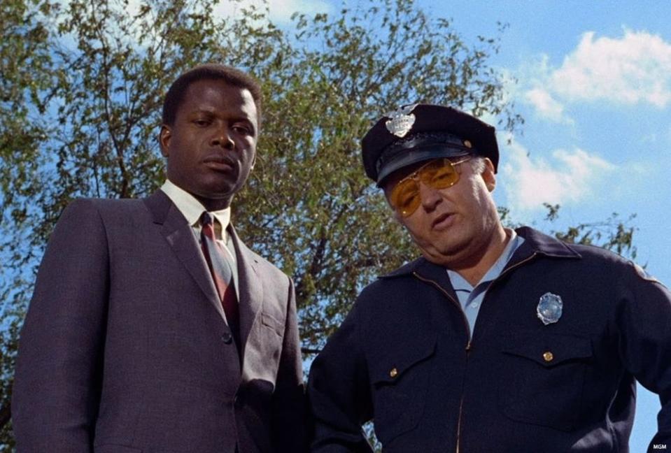 Sidney Poitier and Rod Steiger