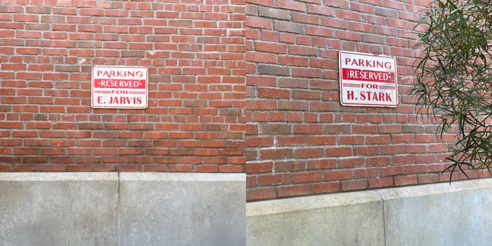 jarvis stark parking spot avengers campus web slingers