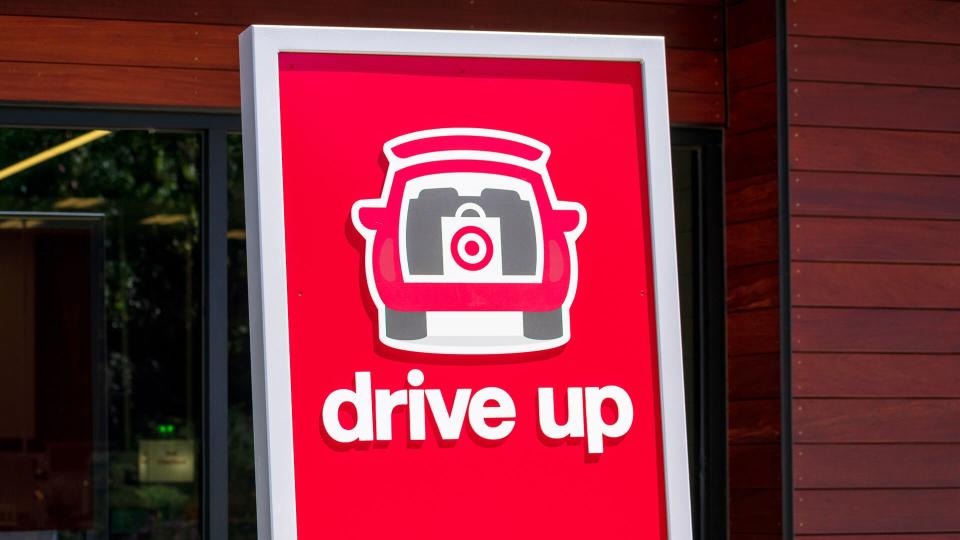 Target store drive up pick up only