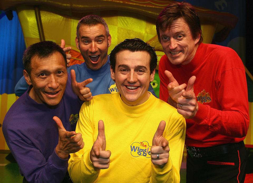  Sam Moran with The Wiggles.