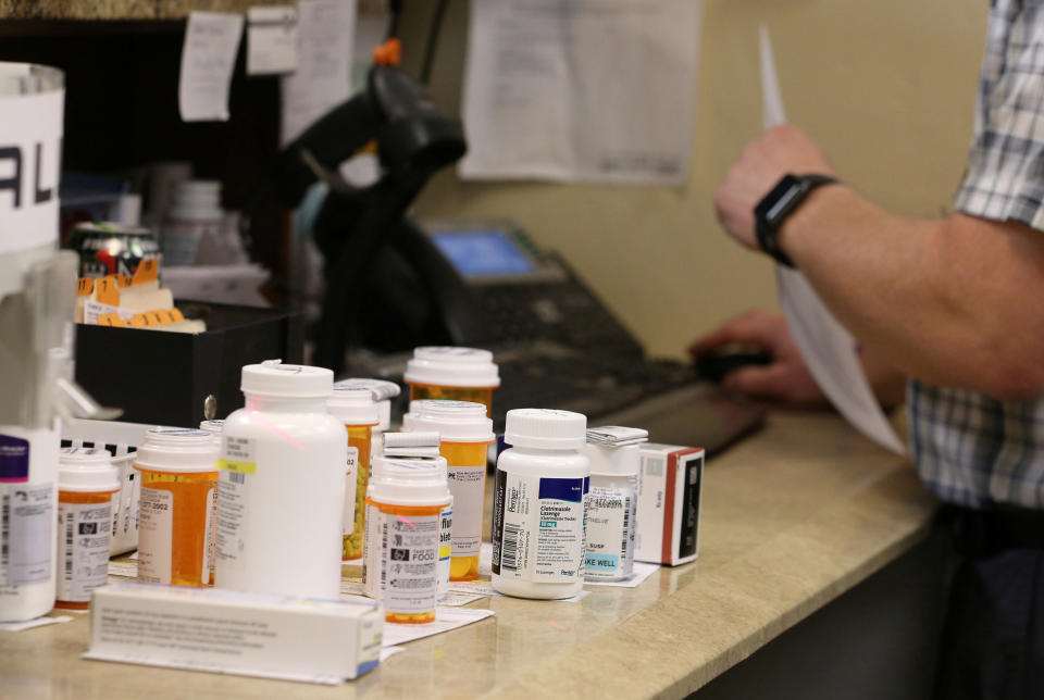 Prescriptions are filled at the Rock Canyon pharmacy in Provo, Utah, U.S., May 9, 2019.  REUTERS/George Frey