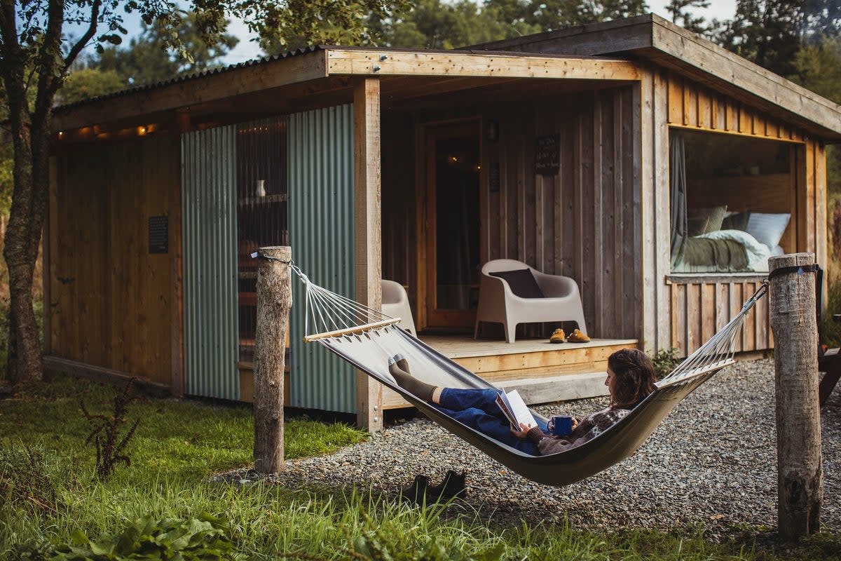 One of several available cabins at One Cat Farm (Heather Birnie)