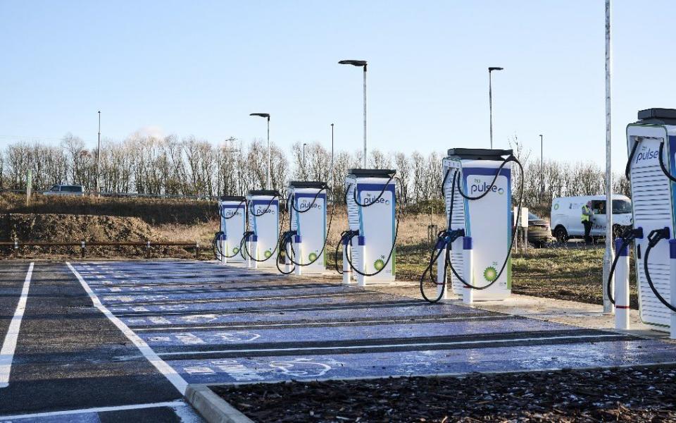 BP has opened its fastest, most powerful and largest EV charging hub in Kettering