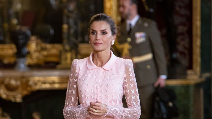 Spanish Royals Attend The National Day Military Parade