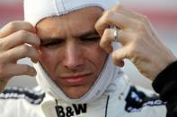 Dan Wheldon is pictured during qualifying for the IZOD IndyCar World Series Championships on October 14, at Las Vegas Motor Speedway. Wheldon was killed Sunday in a fiery, 15-car crash at the Las Vegas 300 IndyCar series finale