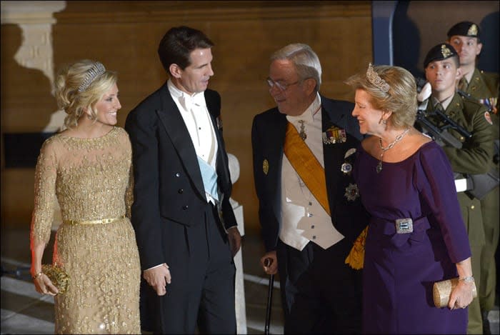 Pablo de Grecia y su mujer, Marie-Chantal junto a Constantino y Ana María