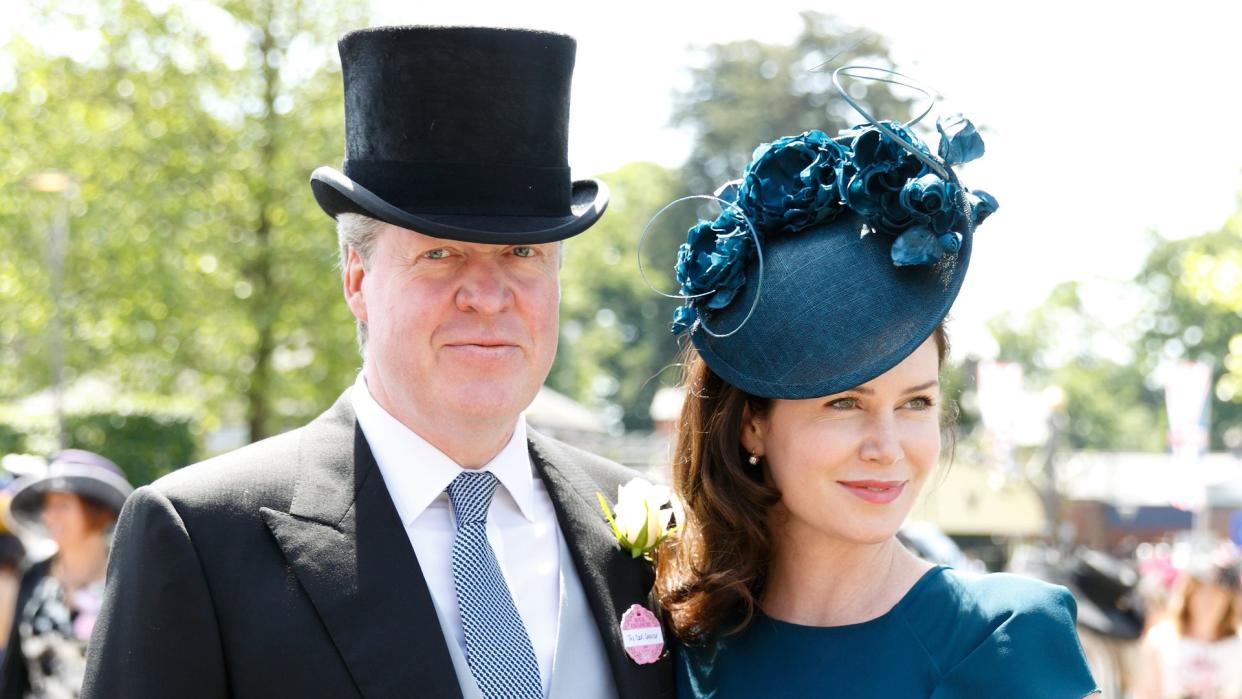 Charles Spencer and Karen Spencer at Ascot