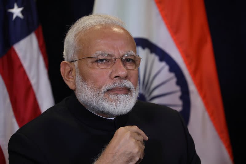 India's Prime Minister Modi meets with U.S. President Trump on sidelines of U.N. General Assembly in New York City