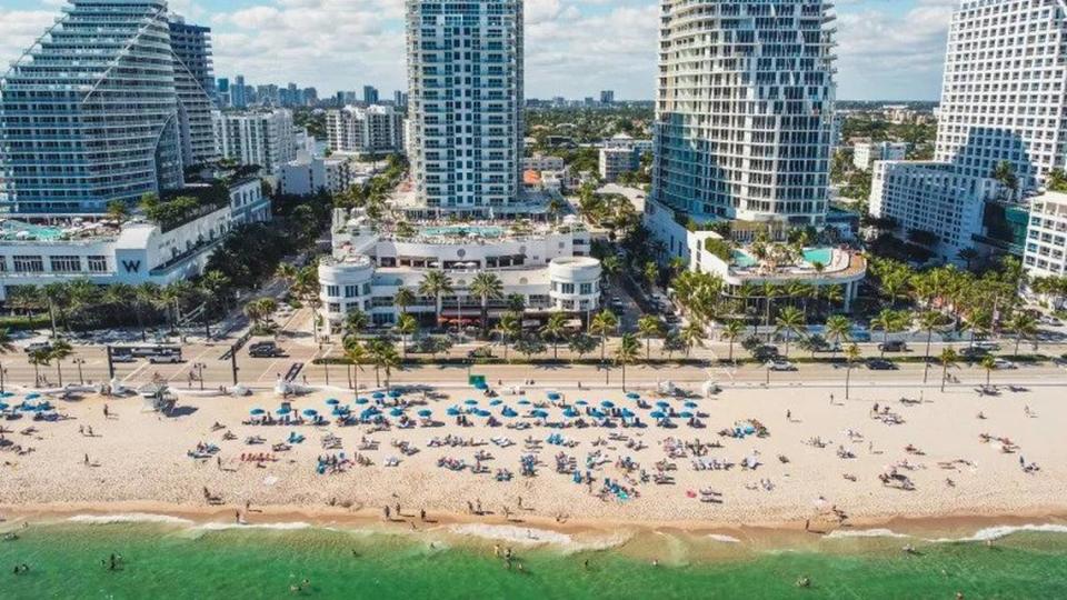 Fort Lauderdale beach.