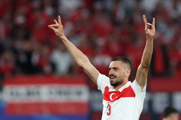 Turkish defender Merih Demiral will miss Euro 2024 quarter-final between Turkey and the Netherlands (Ronny HARTMANN)