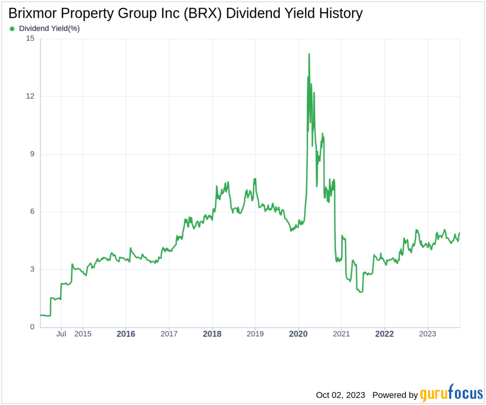 Unpacking Brixmor Property Group Inc's Dividend Performance and Sustainability