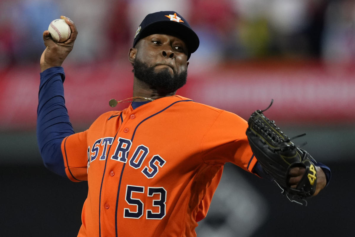 Rosenthal: Martín Maldonado had the custom cleats, but it's Cristian Javier  who made a statement for Astros - The Athletic