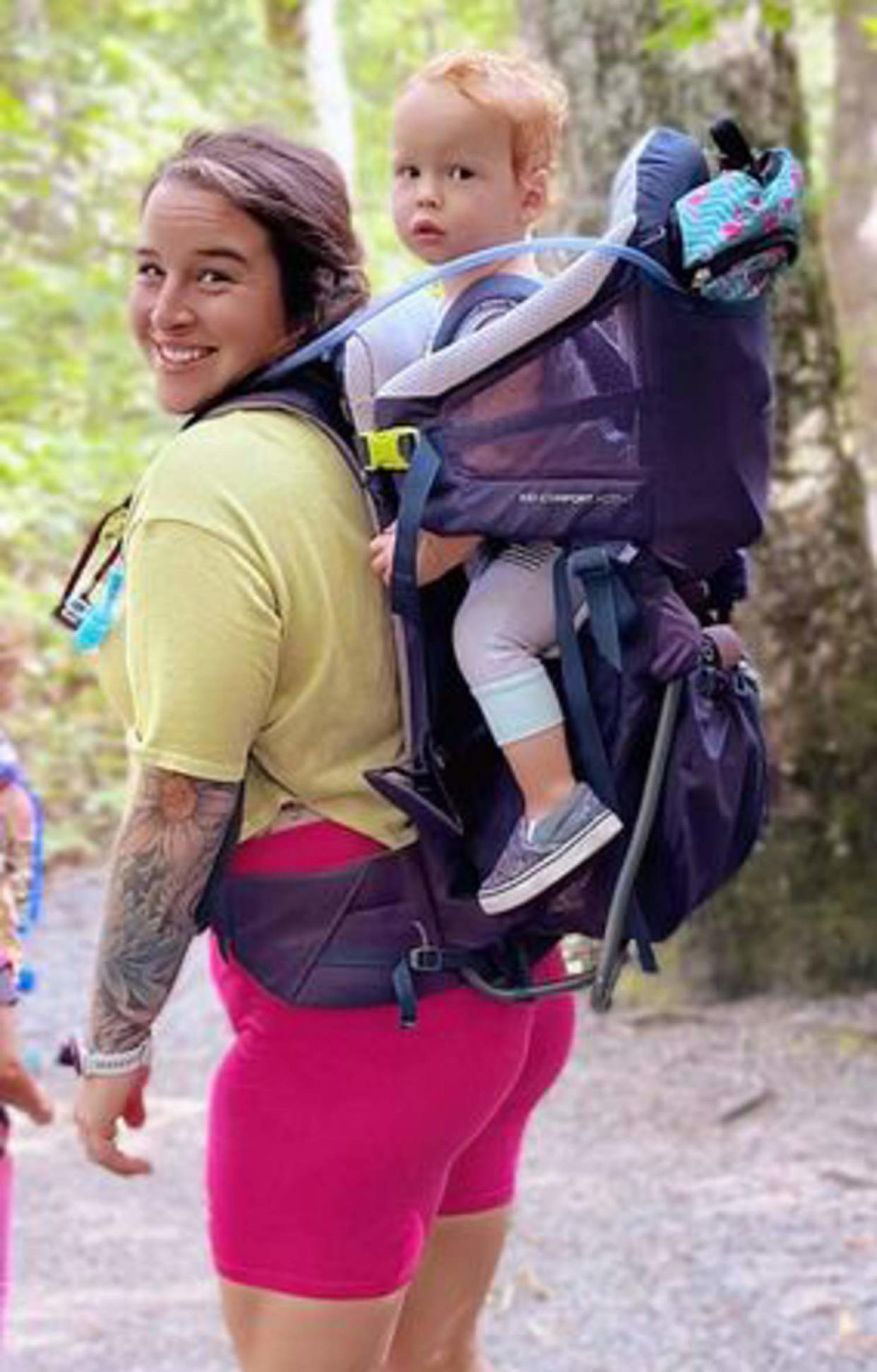 Haeli Graham and her son, Colton, during the summer. (Courtesy Graham family)