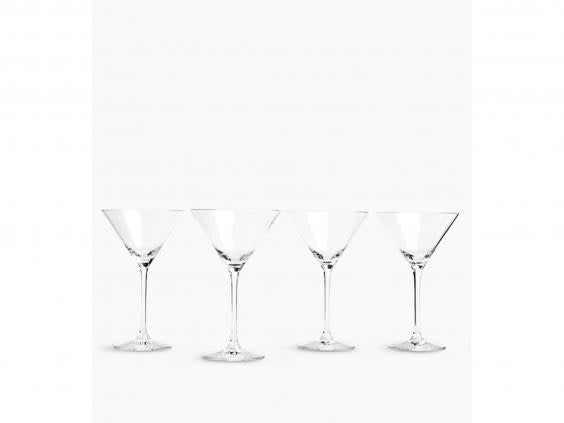 This inexpensive set of four glasses is perfect for entertaining guests (M&S)