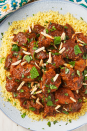 <p>Don't write off making a tagine if you don't own a tagine pot. We made ours in a Dutch oven and it comes out perfectly! The lamb simmers until it is completely tender, while making your kitchen smell like a fancy Moroccan restaurant.</p><p>Get the <a href="https://www.delish.com/uk/cooking/recipes/a30311113/moroccan-lamb-tagine-recipe/" rel="nofollow noopener" target="_blank" data-ylk="slk:Moroccan Lamb Tagine;elm:context_link;itc:0;sec:content-canvas" class="link ">Moroccan Lamb Tagine</a> recipe.</p>
