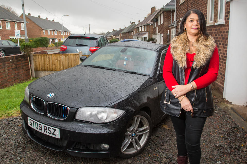 Mrs Parr claims her car was driven for almost 500 miles while she was away (SWNS)