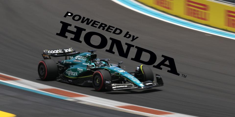 miami gardens, fl may 06 aston martin aramco cognizzant racing driver lance stroll 18 races through turn 8 during practice for the formula 1 cryptocom miami grand prix on may 6, 2023 at miami international autodrome in miami gardens, fl photo by jeff robinsonicon sportswire via getty images