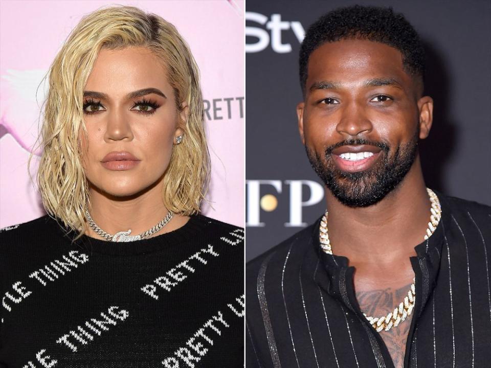 Khloé Kardashian and Tristan Thompson | Matt Winkelmeyer/Getty; Michael Loccisano/Getty