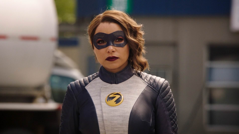 Jessica Parker Kennedy as Nora West-Allen in The Flash. 