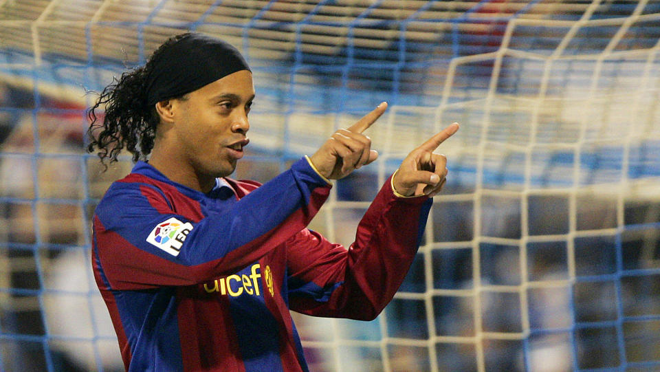Ronaldinho spent five successful years at Barcelona