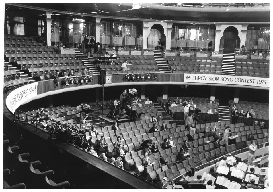 Eurovision Brighton Dome Concert Hall setup