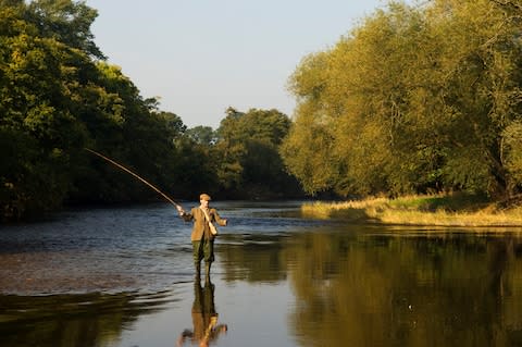 Fly fishing in the UK - Credit: getty