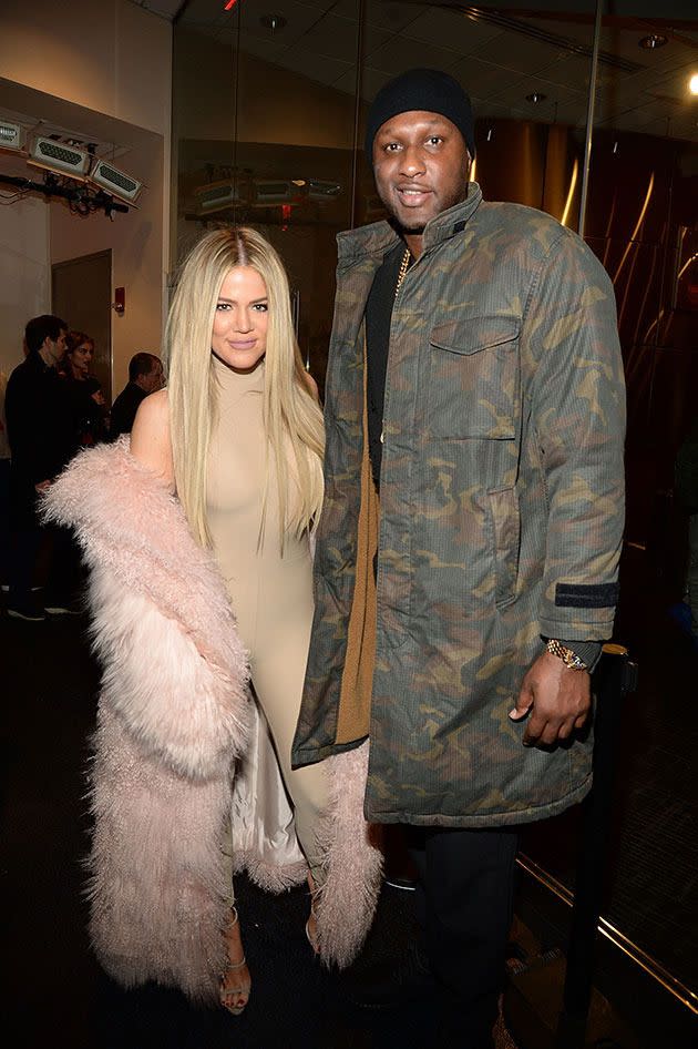Lamar made his first public appearance since his near-fatal overdose last year. Photo: Getty Images